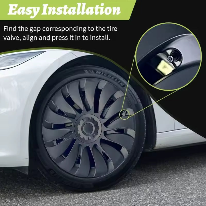 Tesla Model Y Wieldoppen 19 Inch (4 Stuks)