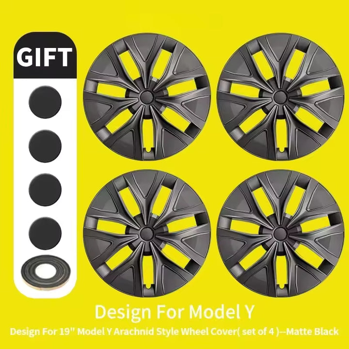Tesla Model Y Wieldoppen 19 Inch (4 Stuks)