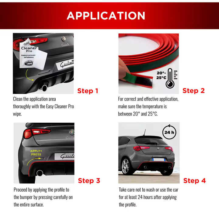 Alfa Romeo Giulietta Achterbumper Sport Sticker