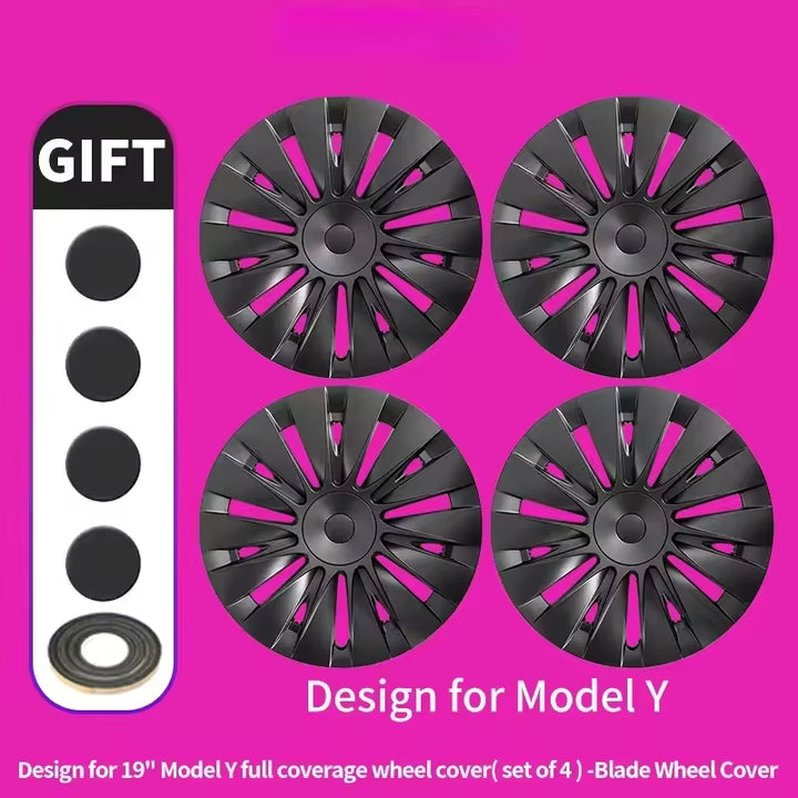 Tesla Model Y Wieldoppen 19 Inch (4 Stuks)