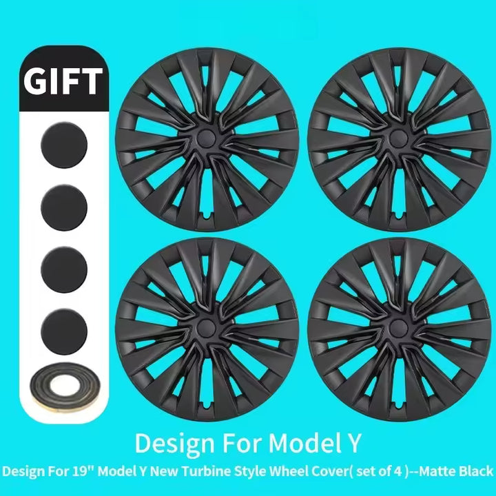 Tesla Model Y Wieldoppen 19 Inch (4 Stuks)