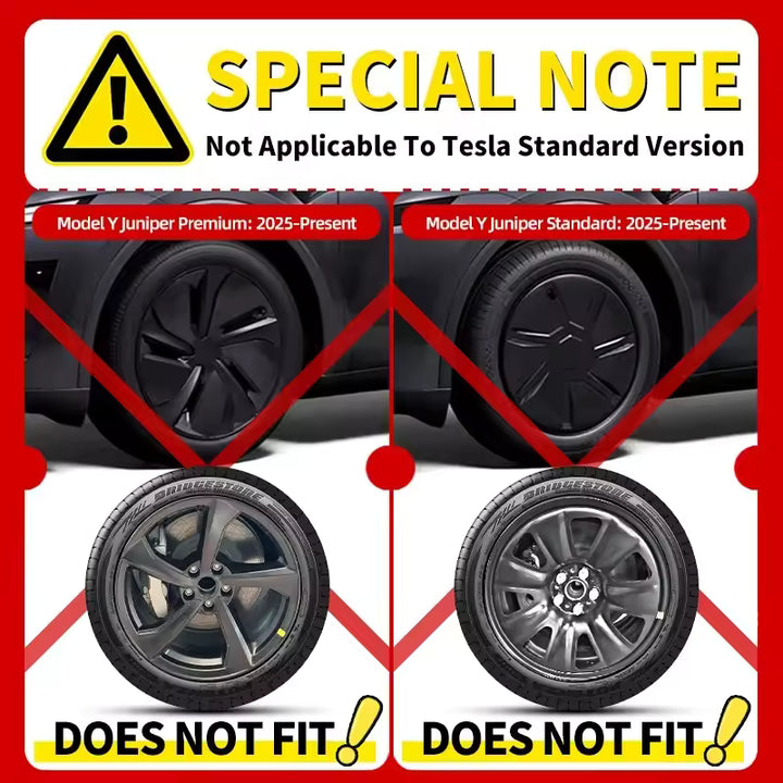 Tesla Model Y Wieldoppen 19 Inch (4 Stuks)