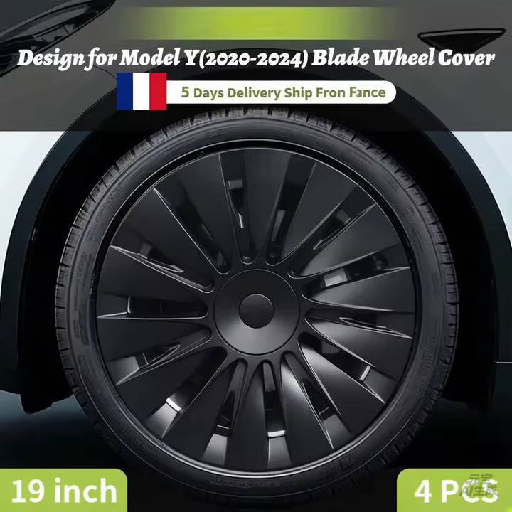 Tesla Model Y Wieldoppen 19 Inch (4 Stuks)