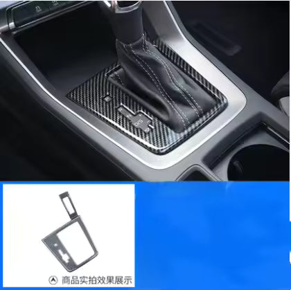 Audi Q3 (2019) - Carbon Look  Chroom Versnellingspook Cover & Knoppen Trim