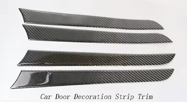 Audi A4 B8  A5 - Carbon Look Bekerhouder Trim & Dashboard Decoratie Strip