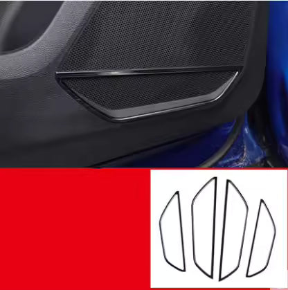 Audi Q3 (2019) - Carbon Look  Chroom Versnellingspook Cover & Knoppen Trim