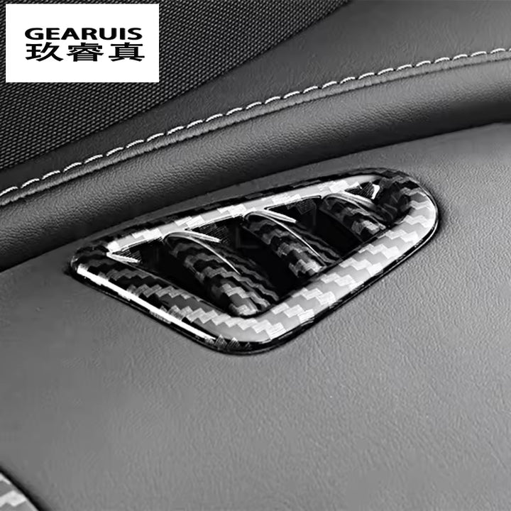 Mercedes-Benz Carbon Hoofdsteunknop Covers