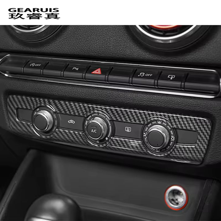 Audi A3/S3 8V Carbon Fiber Armleuning Opbergvak Afdekking Trim (2013–2020)