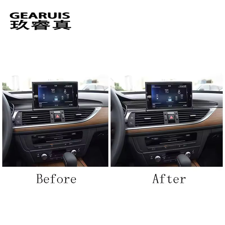 Audi A6 C7  A7 - Navigatiepaneel & Dashboard Trim (Carbon Look)