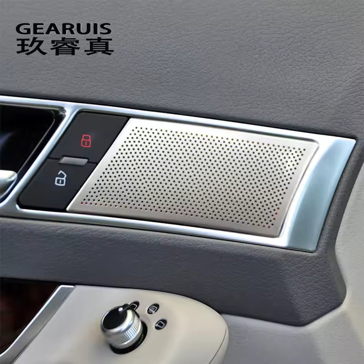 Audi A6 C6 - Deurarmleuning Deurslot Knop & Speaker Frame Trim