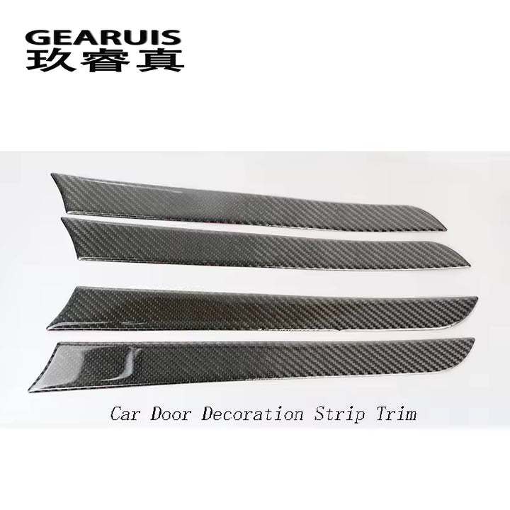 Audi A4 B8  A5 - Carbon Look Bekerhouder Trim & Dashboard Decoratie Strip