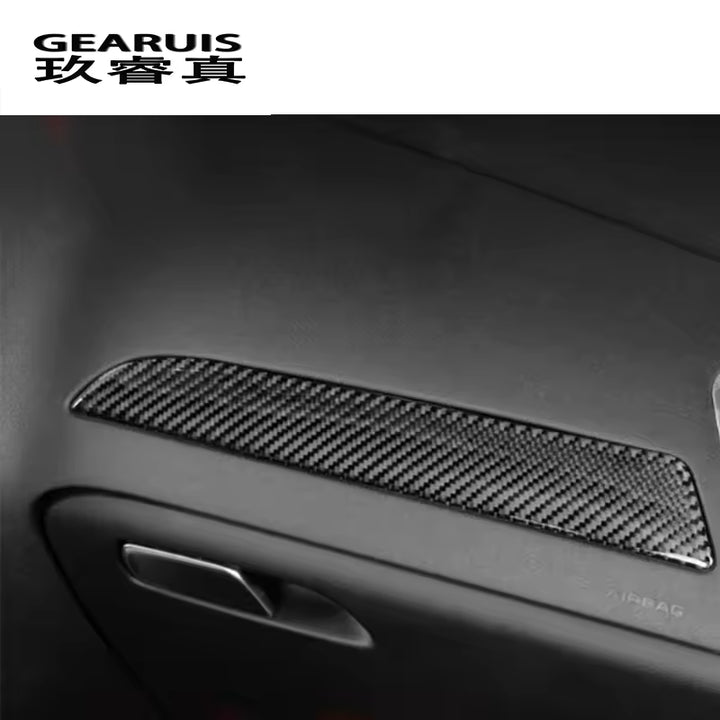 Audi A4 B8  A5 - Carbon Look Bekerhouder Trim & Dashboard Decoratie Strip