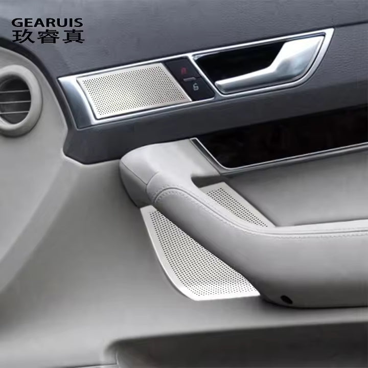 Audi A6 C6 - Deurarmleuning Deurslot Knop & Speaker Frame Trim