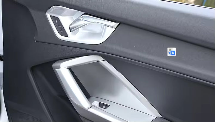 Audi Q3 (2019) - Carbon Look  Chroom Versnellingspook Cover & Knoppen Trim
