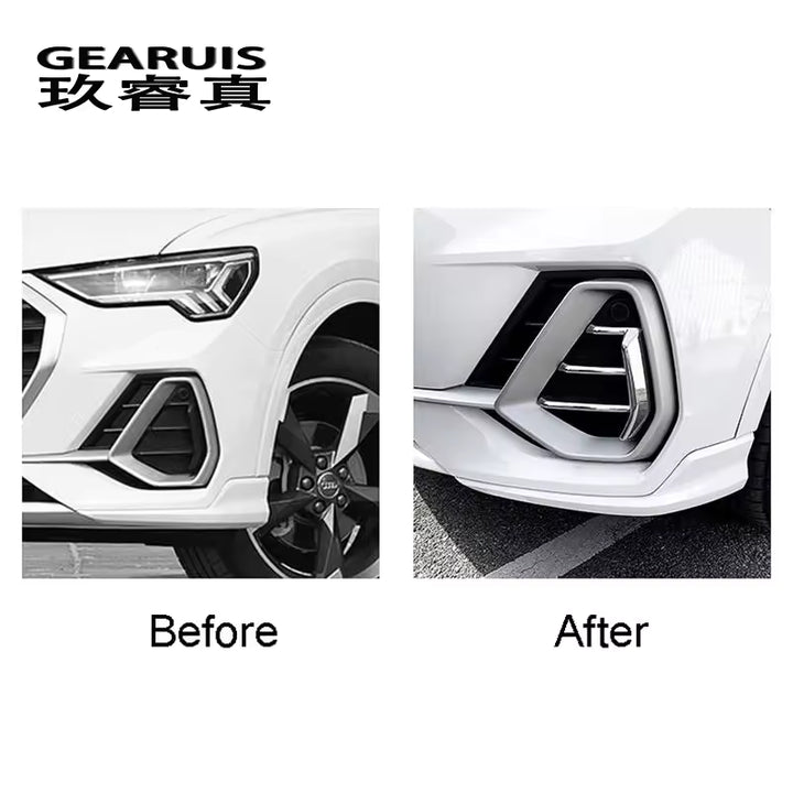 Audi Q3 (2019) - Voorbumper Mistlamp & Air Knife Spoiler Trim