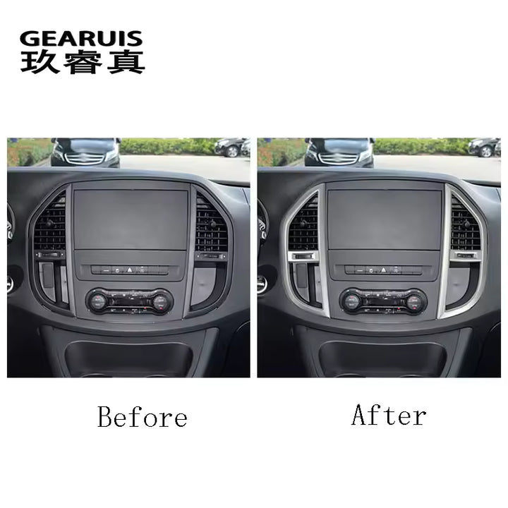 Mercedes-Benz Carbon Dashboard AC Paneel Trim