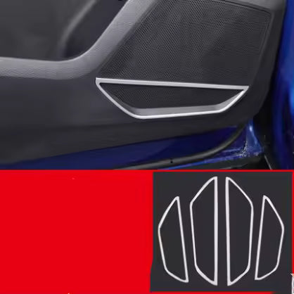 Audi Q3 (2019) - Carbon Look  Chroom Versnellingspook Cover & Knoppen Trim