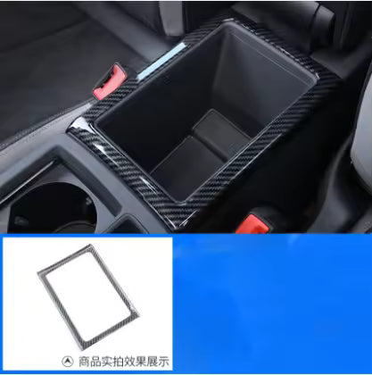 Audi Q3 (2019) - Carbon Look  Chroom Versnellingspook Cover & Knoppen Trim