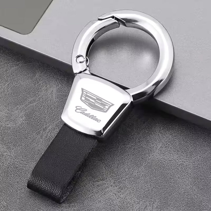 Cadillac Premium Lederen Sleutelhanger