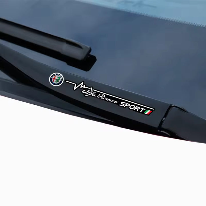 Alfa Romeo Ruitenwisser Stickers (4-Delig)