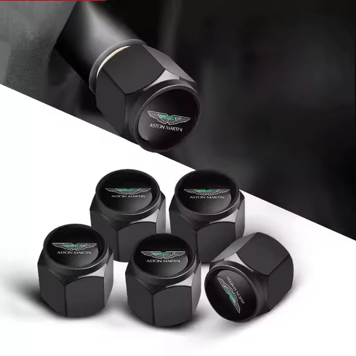 Aston Martin Ventieldopjes (5 Stuks)
