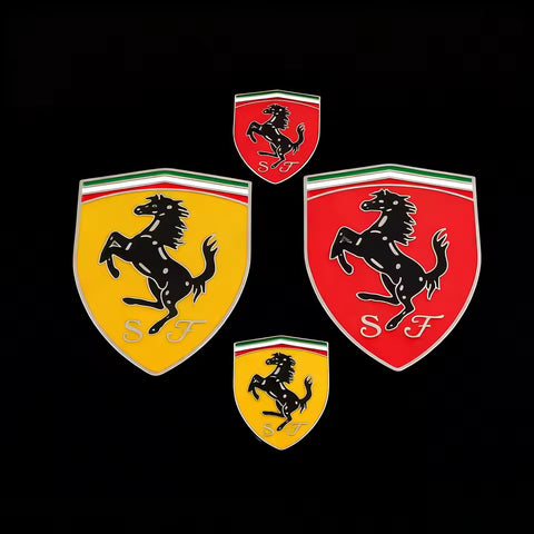 Ferrari 3D Metalen Embleem Sticker
