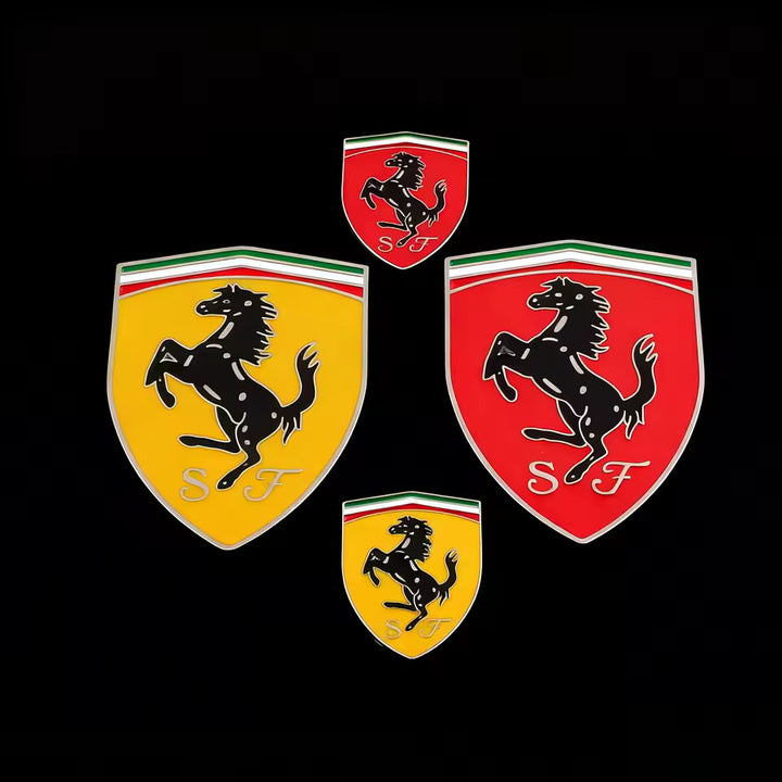 Ferrari 3D Metalen Embleem Sticker