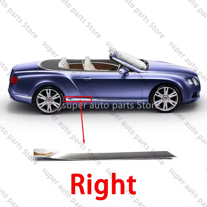 Bentley Continental GT (2013-2017) Chrome Achterbumper Guard Strip
