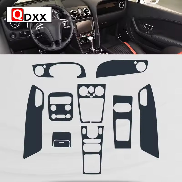 Bentley Continental GT (2012-2017) Middenconsole Transparante TPU Beschermfolie