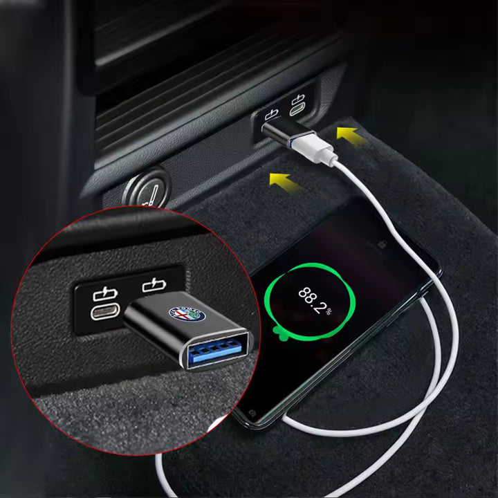 Alfa Romeo Type-C naar USB Adapter