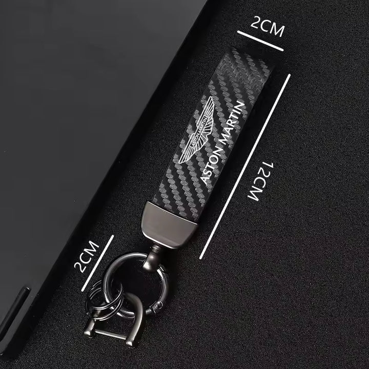 Aston Martin Premium Lederen Sleutelhanger