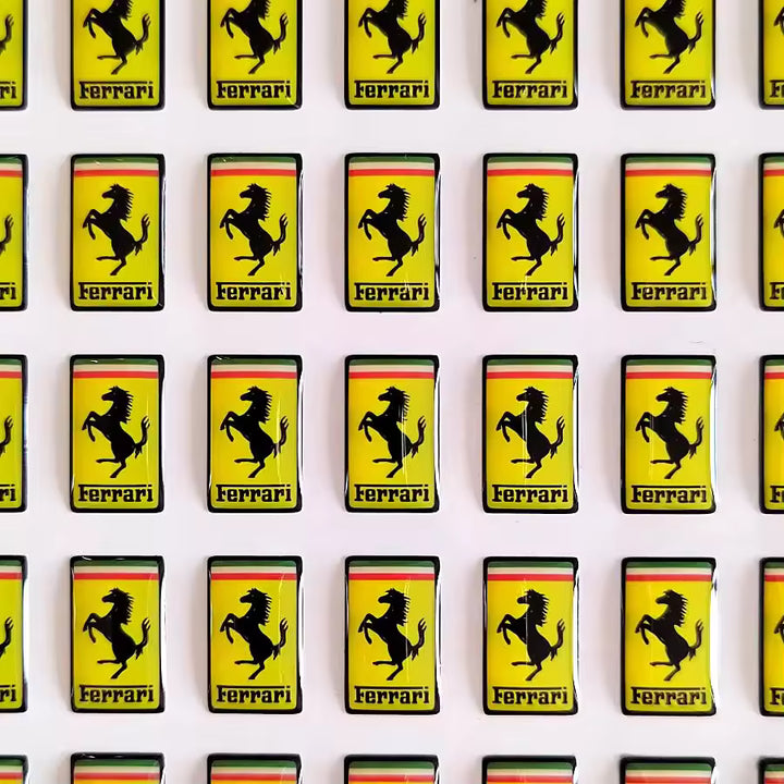 Ferrari ABS Interieur Modificatie Stickers