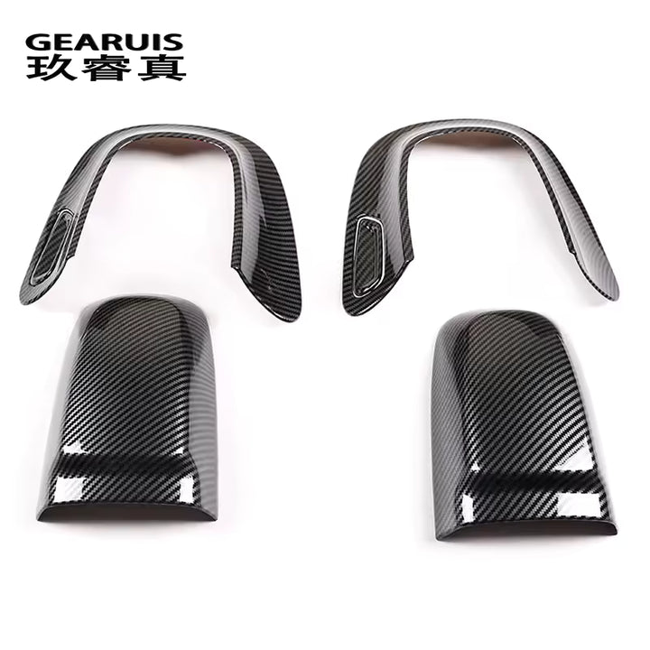 Mercedes-Benz Carbon Hoofdsteunknop Covers