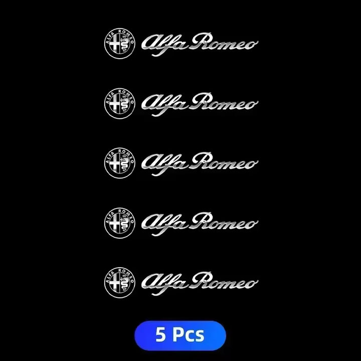 Alfa Romeo Metalen Ruitenwisser & Raamstickers