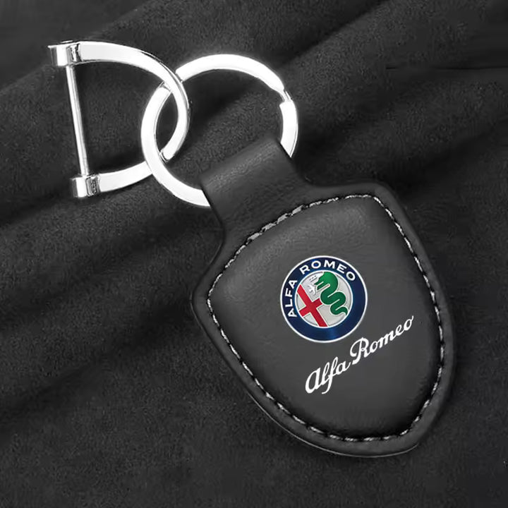 Alfa Romeo Lederen Sleutelhanger