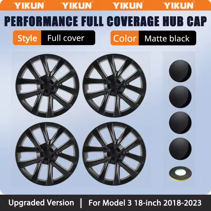Tesla Model 3 Wieldoppen 18 Inch (4 Stuks)