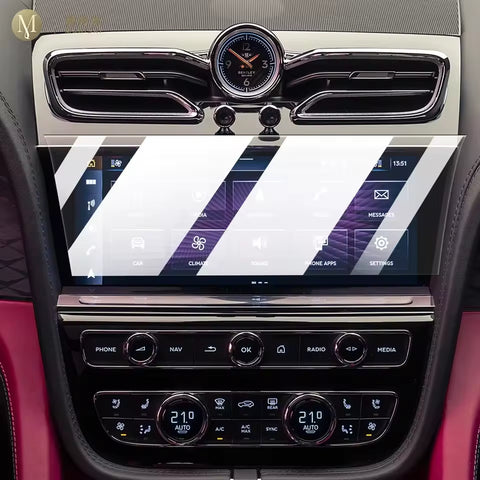Bentley Bentayga LCD-Scherm Gehard Glas Screenprotector (2021-2024)