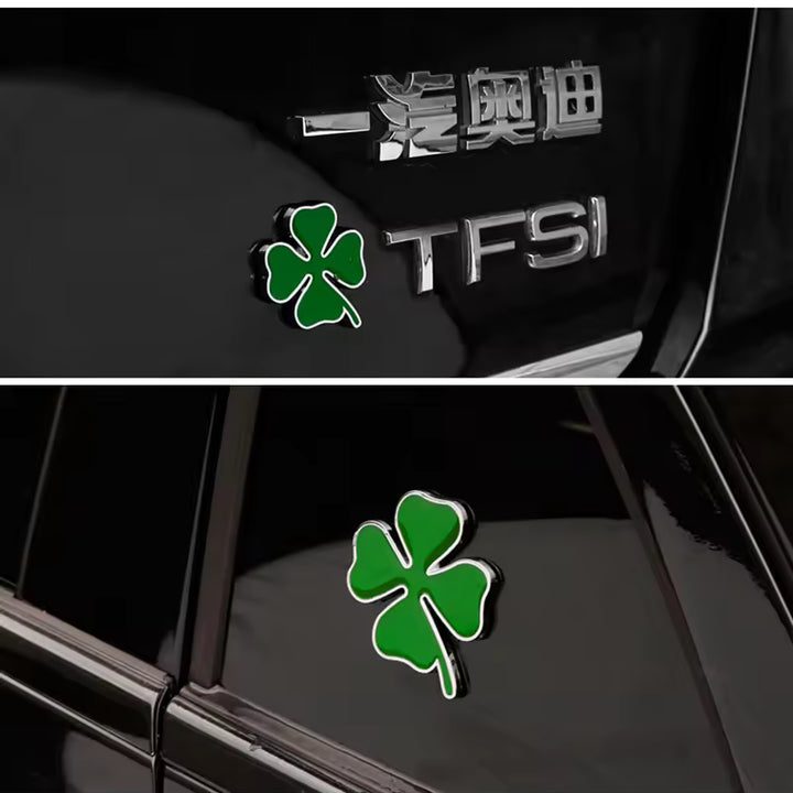 Alfa Romeo Quadrifoglio 3D Metalen Sticker