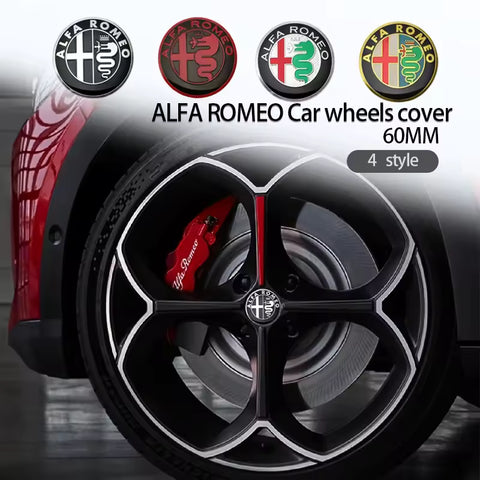 Alfa Romeo Naafdoppen Set (60mm)