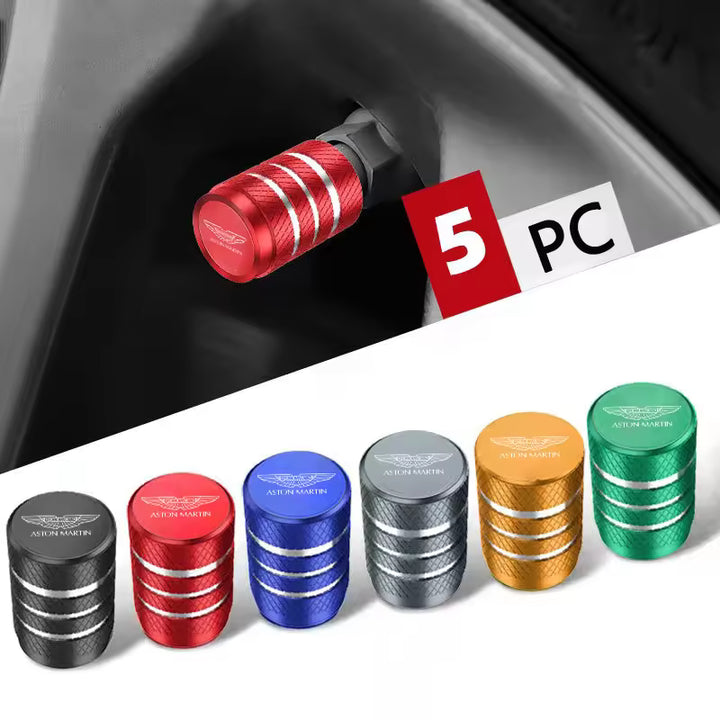 Aston Martin Aluminium Ventieldopjes (4 Stuks)