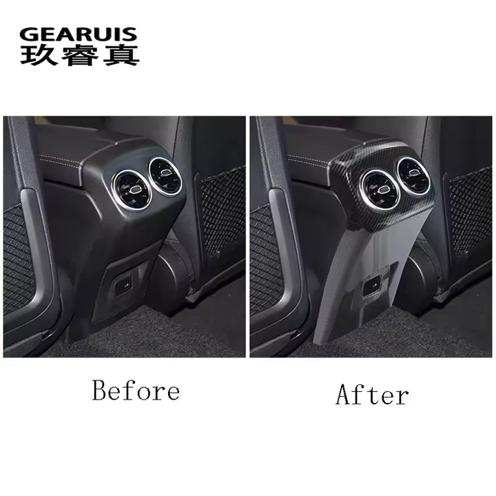 Mercedes-Benz Carbon Ventilatierooster Cover Achterzijde