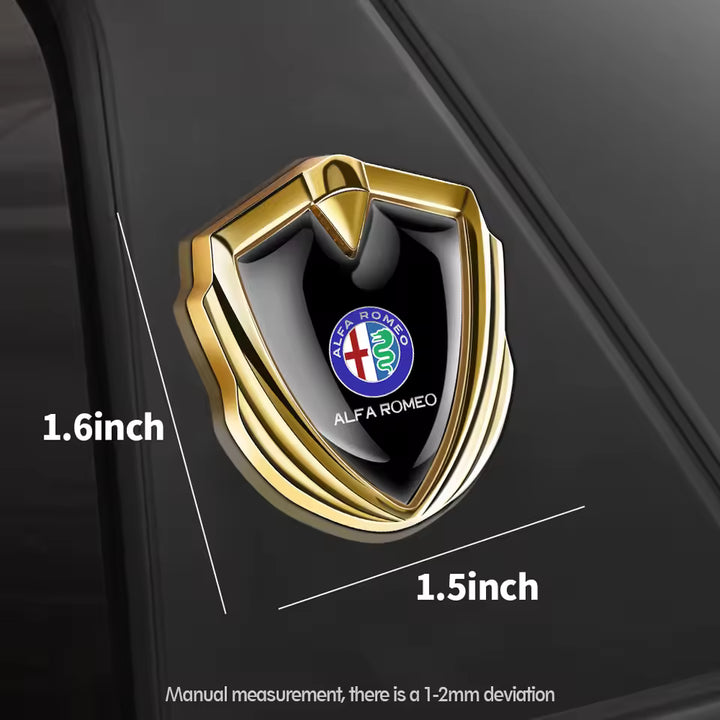 Alfa Romeo Metalen 3D Carrosserie Stickers