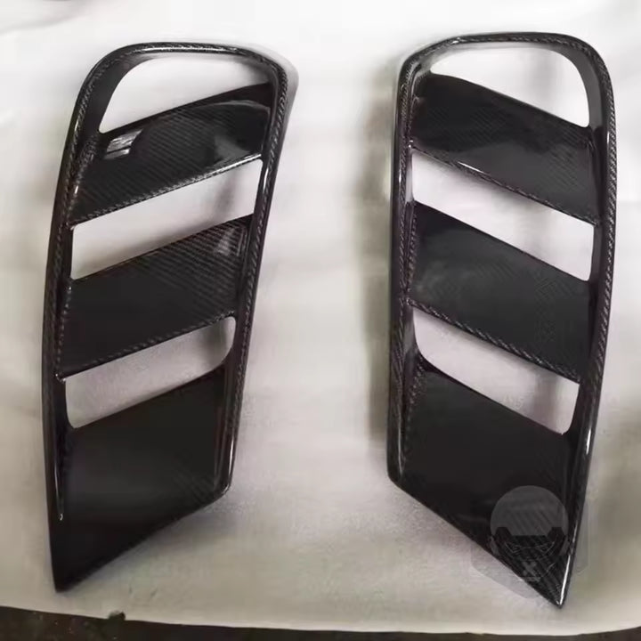 Mercedes-Benz Carbon Mistlamp Grille Trim Set