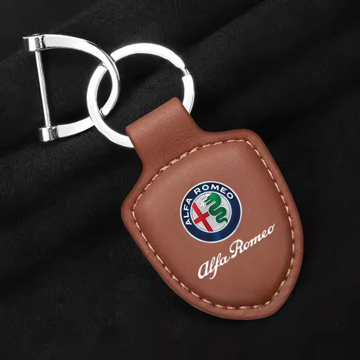 Alfa Romeo Lederen Sleutelhanger