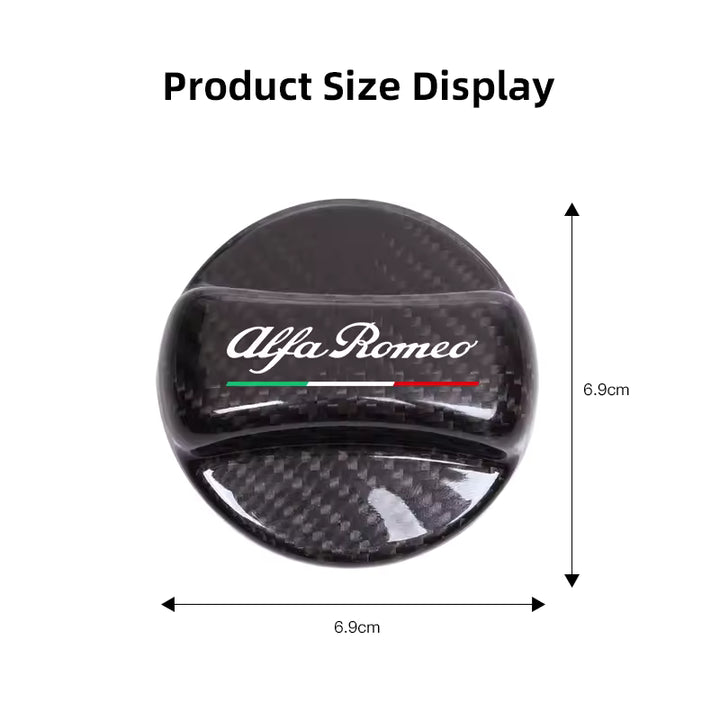 Alfa Romeo Carbon Tankdop Cover