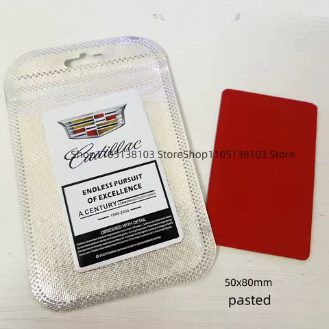 Cadillac Metalen Logo Sticker (50x80mm)