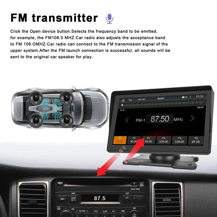 Universeel draadloze Apple Car-Play/Android auto