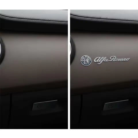 Alfa Romeo Metalen Ruitenwisser & Raamstickers