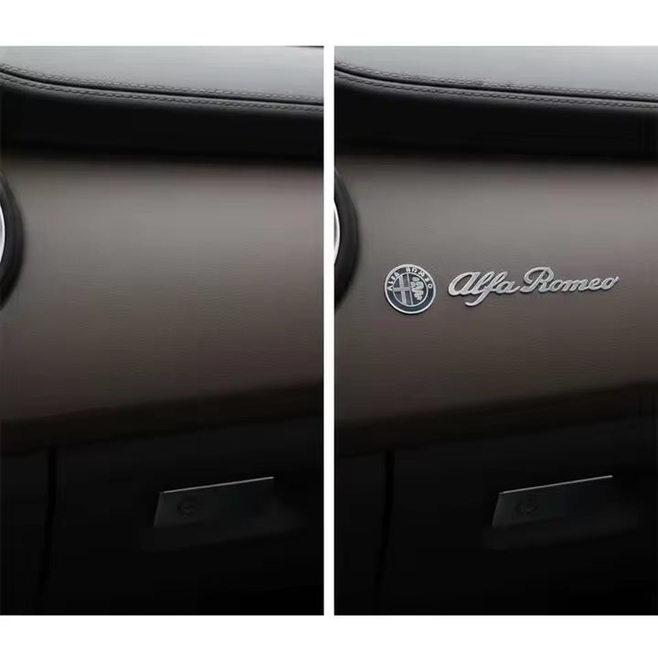 Alfa Romeo Metalen Ruitenwisser & Raamstickers