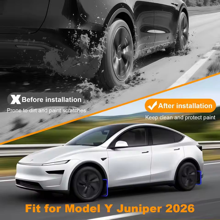 Tesla Model 3 Highland en Model Y Juniper Spatborden